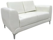 Καναπές Διθέσιος ArteLibre ELFRIC Λευκό PU 142x81x81cm-14290048