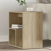vidaXL Τραπέζι Βοηθητικό Sonoma Δρυς 50 x 30 x 50 εκ. Μοριοσανίδα