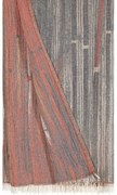 Πετσέτα Θαλάσσης - Παρεό Keros 22 Διπλής Όψης Grey-Pink-Beige Kentia Θαλάσσης 90x180cm 100% Cotton