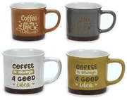 Κούπα 'Coffee' 36.5cl Κεραμικό Σε 4 Σχέδια