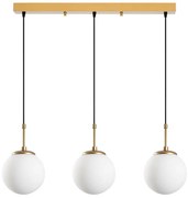 Φωτιστικό Οροφής - Ράγα Orbital 521SHN3464 87x20x120cm 3xE27 40W Gold Opviq