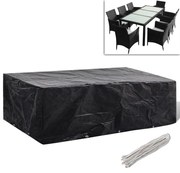 Κάλυμμα Επίπλων Κήπου με 8 Κρίκους 300 x 140 x 90 εκ. 41642