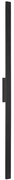 Φωτιστικό Τοίχου - Απλίκα Demi L 11558 5.2x144cm 24W 3000K 1500lm Led Black Nowodvorski