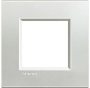 Πλαίσιο 2 Θέσεων Ασημί Bticino LNA4802AG Legrand-LNA4802AG-Ασημί LNA4802AG