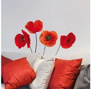 Αυτοκόλλητα Τοίχου Βινυλίου Poppies 54101 Ango 54101