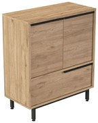 Παπουτσοθήκη 956LCS3460 74,8x35,5x90,4cm Walnut Μοριοσανίδα, Μέταλλο