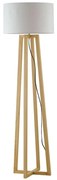 Φωτιστικό Δαπέδου I-Berry-PT Natural-White Luce Ambiente Design Wood, Fabric