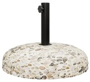 Βάση Ομπρέλας Breezy Pakoworld Τσιμέντο Ψηφιδωτή 35Kg Φ50 εκ 218-000022 Pakoworld-218-000022-Γκρι 218-000022