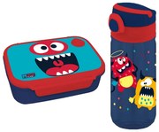 Φαγητοδοχείο 800ml &amp; Παγούρι 500ml  Must Monster 000586464