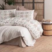 Παπλωματοθήκη Asilo 129CTN2786 Με Σεντόνι (Σετ 3τμχ) Brown-Multi L'Εssentiel Maison Μονό 160x220cm 100% Βαμβάκι