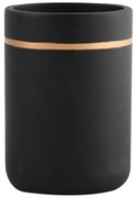 Ποτηροθήκη Μπάνιου (6.5x17.5) Spirella Bly Black Gold
