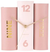 Ρολόι Επιτραπέζιο (20x15) Karlsson Table Clock Book Pink