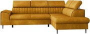Γωνιακός καναπές Kadurin-Moustardi-Δεξιά - 276.00Χ206.00Χ81.00cm
