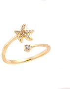 Δαχτυλίδι Chevalier Senza Silver 925 Gold Plated