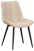 Καρέκλα Denis 11.1588 56Χ61Χ85 Beige Metal, Fabric