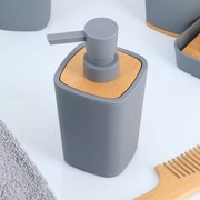 Δοχείο Κρεμοσάπουνου 380ml (7.5x7.5x15.5) T-D Rubber Grey 62110180