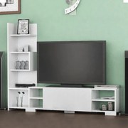 Megapap Έπιπλο Τηλεόρασης Pera Λευκό 160x29,5x120εκ.