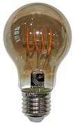 Adeleq Led Λάμπα Cog Spiral Αχλάδι Smoky Ε27 6W Ντιμαριζόμενο Θερμό 13-27196009