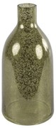 Βάζο Γυάλινο 013.788506 14x29cm Green Glass