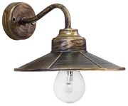 Απλίκα Τοίχου Heronia Petra 31-0604 Bronze/Natural Wood