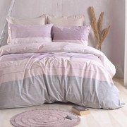 Πάπλωμα Chelsea (Σετ 3τμχ) Pink Ρυθμός Υπέρδιπλο 220x240cm Βαμβάκι-Πολυέστερ