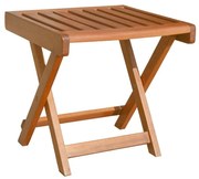 Βοηθητικό τραπέζι ξαπλώστρας TEAK 45(Υ) x 40 x 40εκ.