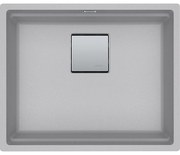 Franke Kubus 2 KNG 110-52 Metallic Platinum Υποκαθήμενος Γρανιτένιος Νεροχύτης 60cm