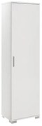 Ντουλάπι-στήλη Chad1 λευκό gloss 45x32x169εκ Υλικό: CLIPBOARD WITH MELAMINE 16mm. 039-000154
