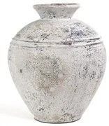 Διακοσμητικό βάζο Bianca Boho White Large (45x45x50) GRC Soulworks 0630033