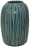 Διακοσμητικό Βάζο 003-123-035 15,4x15,4x21,6cm Green Κεραμικό
