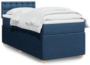 ΚΡΕΒΑΤΙ BOXSPRING ΜΕ ΣΤΡΩΜΑ ΜΠΛΕ 90X190 ΕΚ.ΥΦΑΣΜΑΤΙΝΟ 3287331