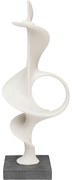 Διακοσμητικό Επιτραπέζιο Soft Line Άσπρο 28x20x70 εκ. - Λευκό