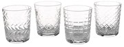 Whiskey Glass POLS POTTEN σετ 4 τεμαχίων ανάγλυφα 140-230-120-009A
