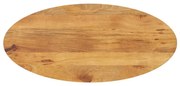 vidaXL Επιφάνεια Τραπεζιού Οβάλ 140x50x2,5 εκ. Μασίφ Ξύλο Μάνγκο