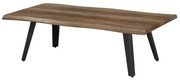 Τραπεζάκι Σαλονιού 627-91-003 130x70x45cm Walnut-Black