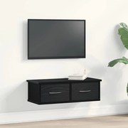 vidaXL Ντουλάπα Τοίχου Μαύρη Οξυά 60 x 26 x 18,5 εκ Επεξεργασμένο ξύλο