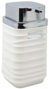 Δοχείο Κρεμοσάπουνου Luna 830053 7x7x14,5cm White-Silver Ankor Plastic