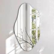Καθρέφτης Τοίχου Stream Γυαλί 45x80 cm Διάφανος Clear INCADO