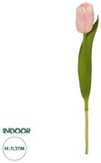 Artificial Garden PINK TULIP BRANCH 21200 Τεχνητό Διακοσμητικό Κλαδί Ροζ Τουλίπα Y37cm Globostar 21200 Ροζ