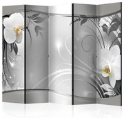 Διαχωριστικό με 5 τμήματα - Silver Abstract II [Room Dividers] 225x172