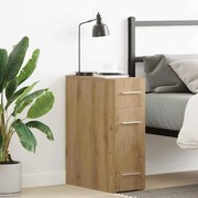 vidaXL Φαρμακείο artisan δρυς 20 x 45.5 x 60 εκ. Επεξεργασμένο ξύλο