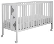 Κούνια (60x130) Bebe Stars Life White 453-02