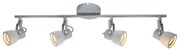 Φωτιστικό Επίτοιχο Aca MC171154 PEPPER Γκρι (Grey)
