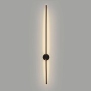 Φωτιστικό Τοίχου 01440 12W LED 3000K 960Lm 90cm Black Luma