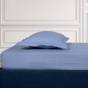 Σεντόνι King Size Με Λάστιχο (180x200+35) Greenwich Polo Club Loft Dots Γαλάζιο