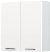 Ντουλάπι κρεμαστό Modena V9-90-2K-Λευκό - Λευκό γυαλιστερό - 90.00Χ32.00Χ91.00cm