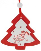 Χριστουγεννιάτικο Στολίδι Δέντρο Ξύλινο 6.5cm 48696c