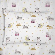 Μαξιλαροθήκη (50x70) Dimcol Sweet Dreams 553 White - Pink