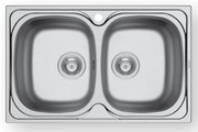 Maidsinks by Pyramis Derby Σατινέ Ανοξείδωτος Νεροχύτης 80 cm
