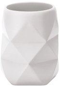 Ποτήρι Οδοντόβουρτσας Crackle 8430 White Kleine Wolke Polyresin